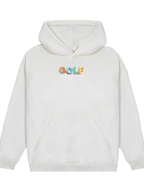 Golf Golf Wang Multi 3D Logo Hoodie White Mens Size L‎